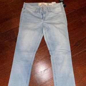 Abercrombie and Fitch Low Rise Light Wash Jeans
